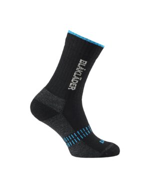 Sokk light Black / NEON Blue