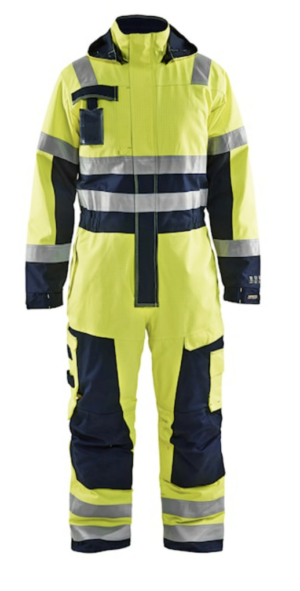 Vinterkjeledress multinorm Gul/marineblå