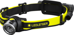 Led Lenser Hodelykt iH8R 600 lm Sort/Gul