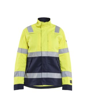 Multinorm lady jacket  Gul/marineblå