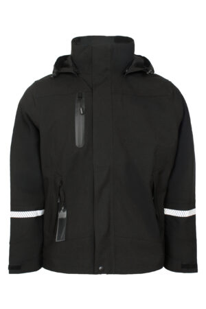 4WS-4057-WOMAN-07-3XL-1 Skalljakke, Damemodell, Svart