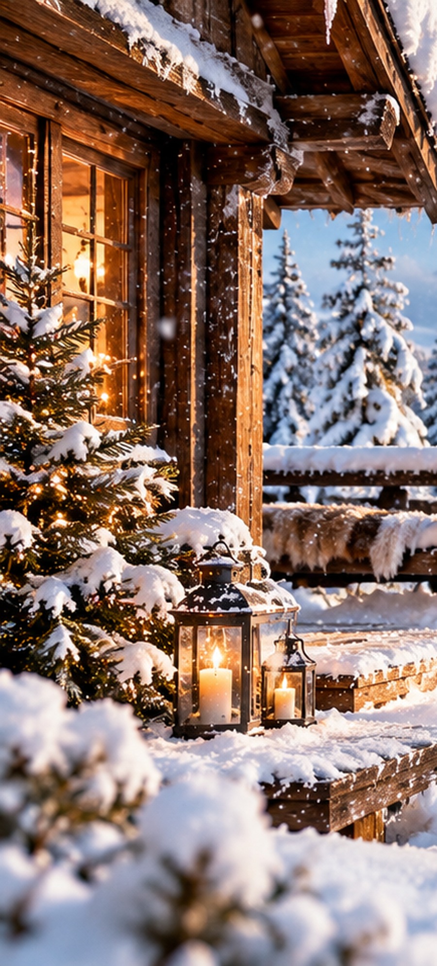 Julestemning ved hytta